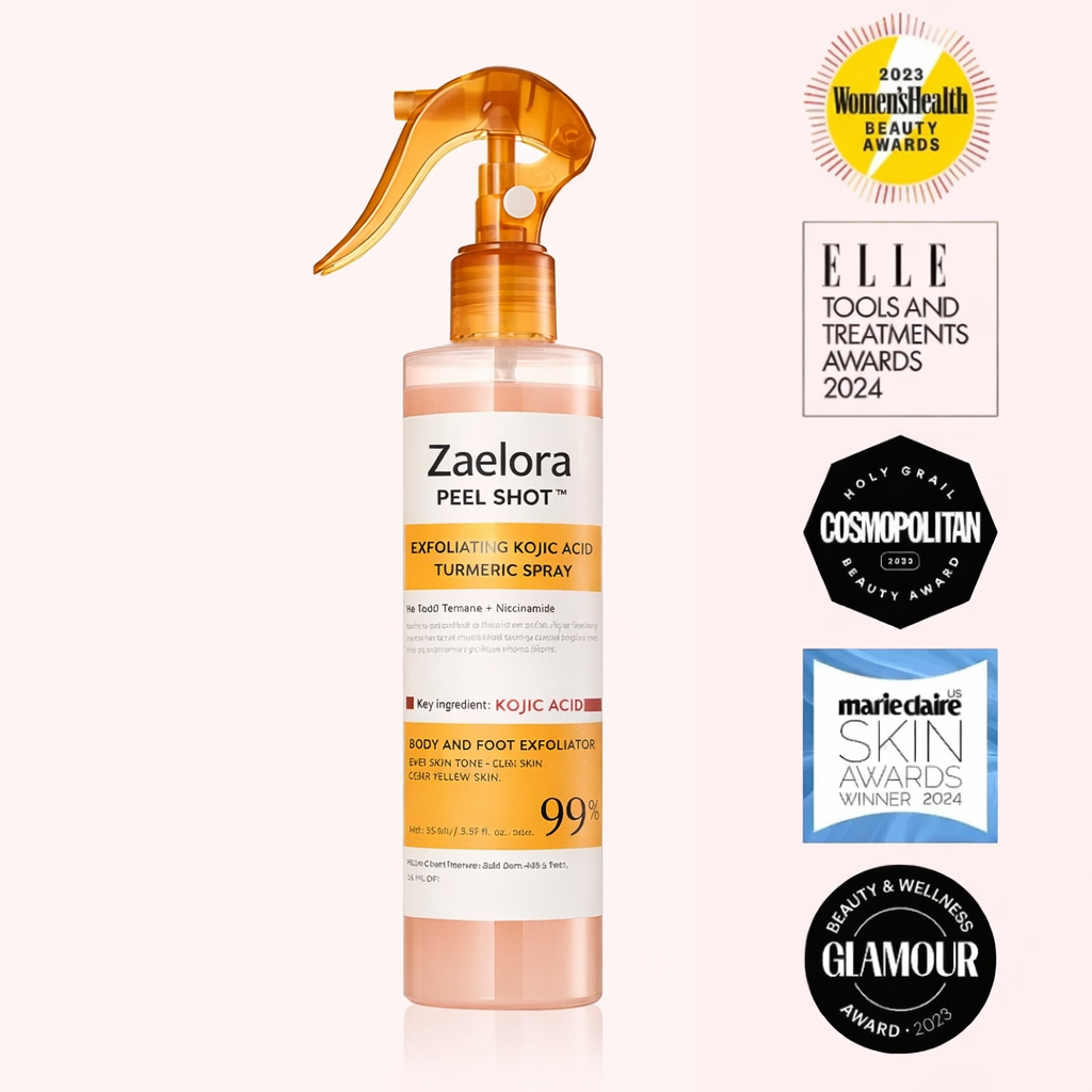 Zaelora™ — Spray Esfoliante Anti-Macchie